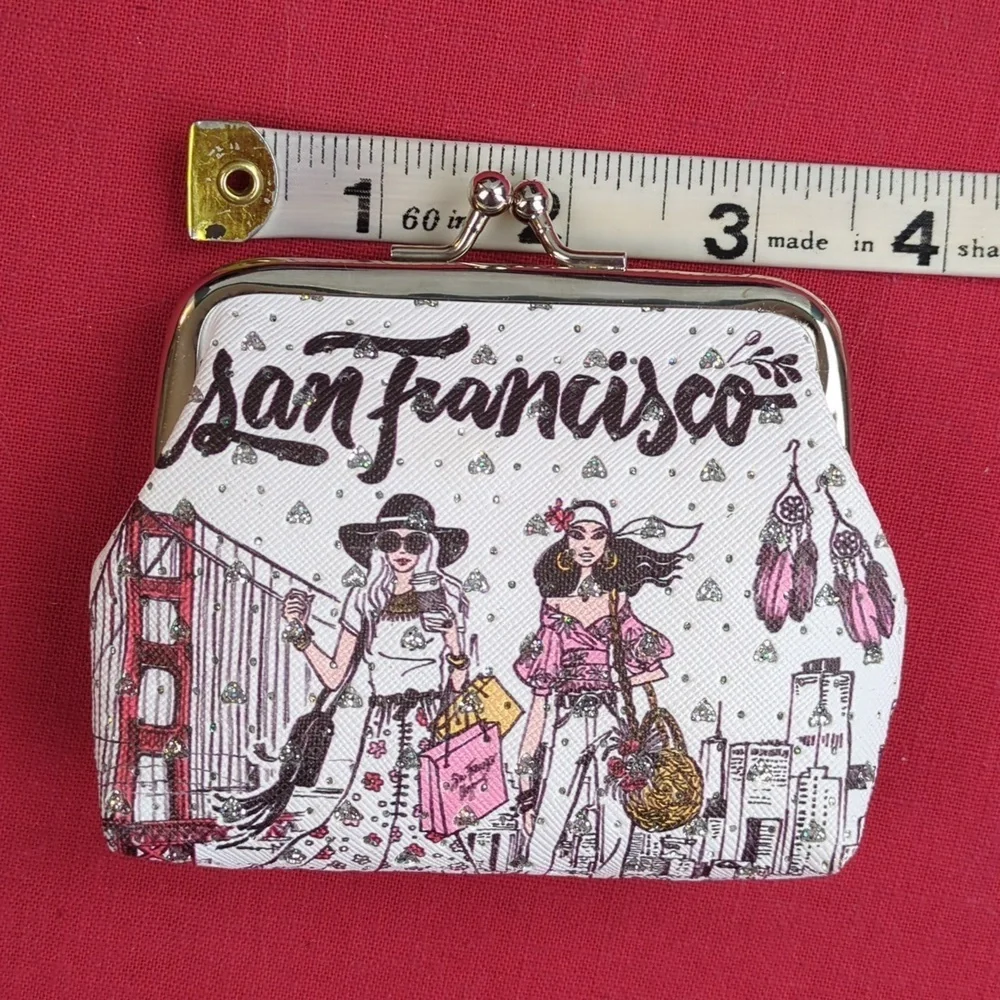 San Francisco Crystal Change Purse - Picture 6 of 8